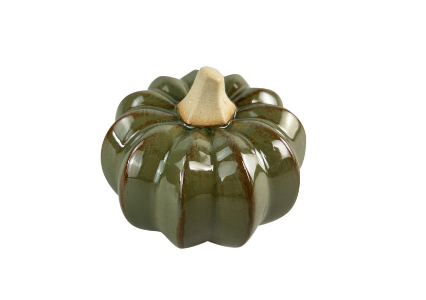 Figurine MAVE Citrouille 9x9x7cm - Charmante décoration saisonnière - HTC0567 - Mondex