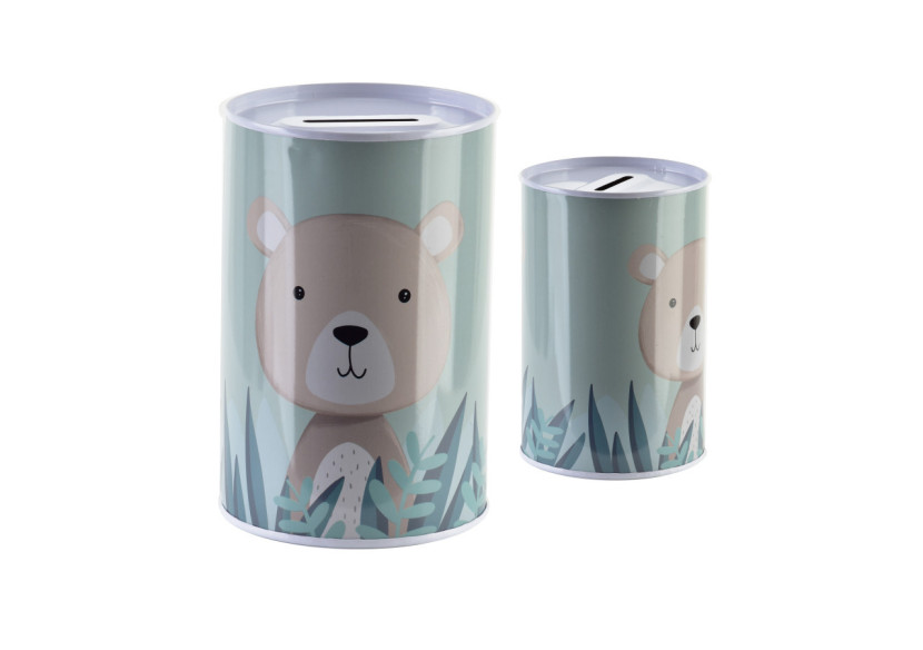 Tirelire ADI - Métal élégant 8x12,5cm - HTUA9768 - Mondex