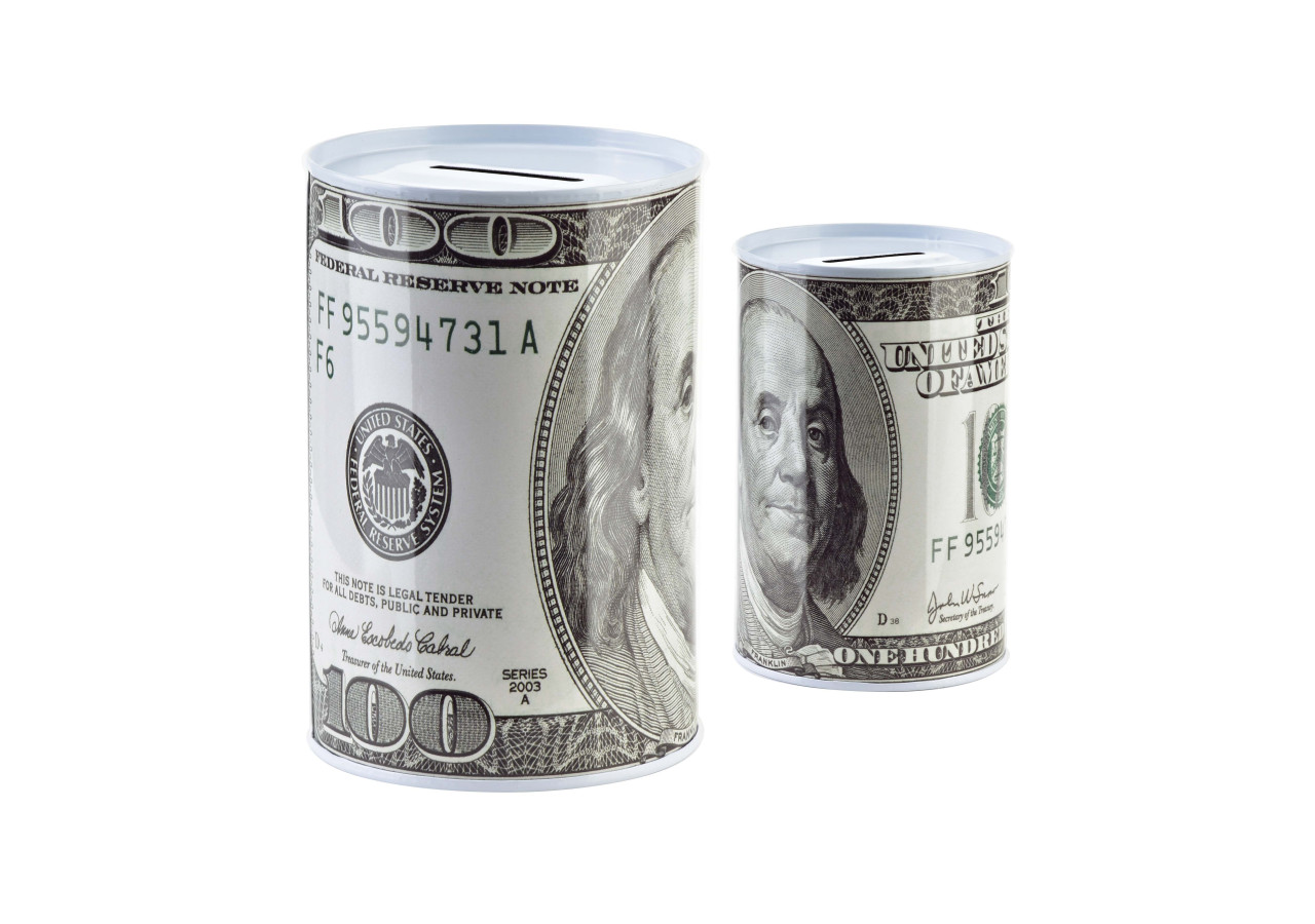 Tirelire ADI - Métal élégant 8x12,5cm - HTUA9843 - Mondex