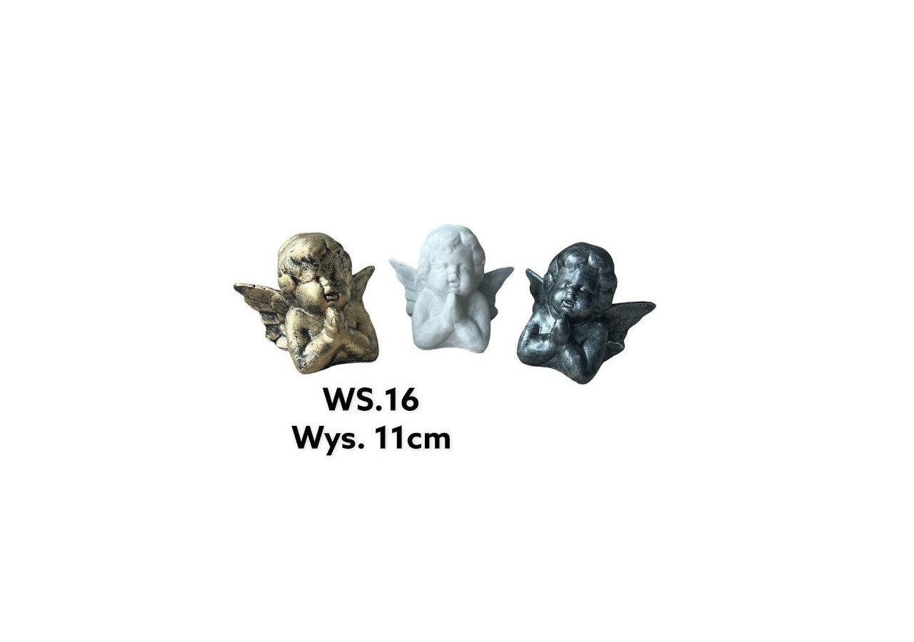 Figurine Ange Dorée - 10x14x12cm - HTC0736-PROM - Mondex