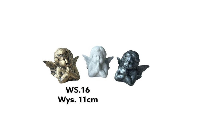 Figurine Ange Dorée - 10x14x12cm - HTC0736-PROM - Mondex