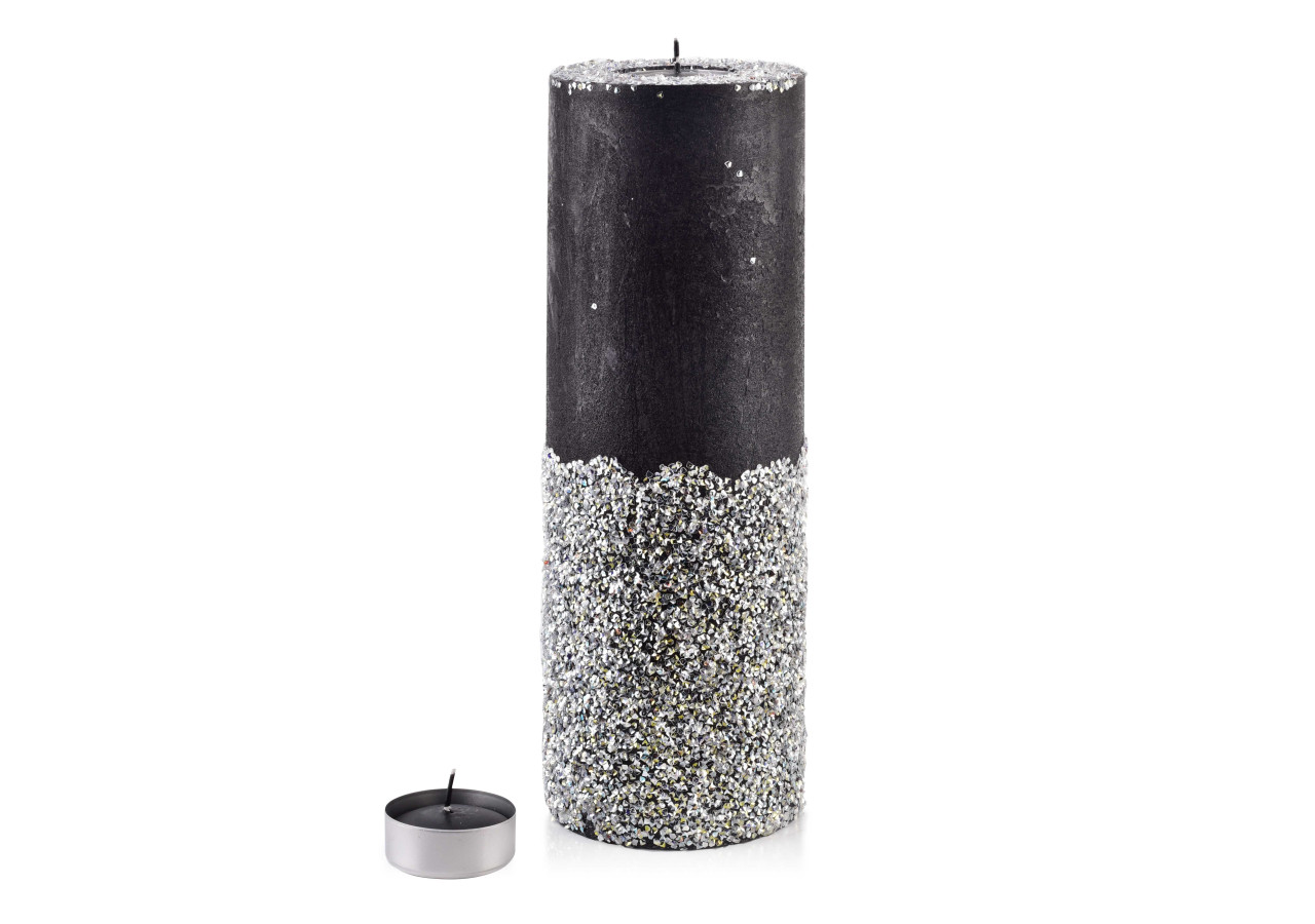 Lampion Élégant en Diamant - Noir, 120x360mm - TCM8740 - Mondex