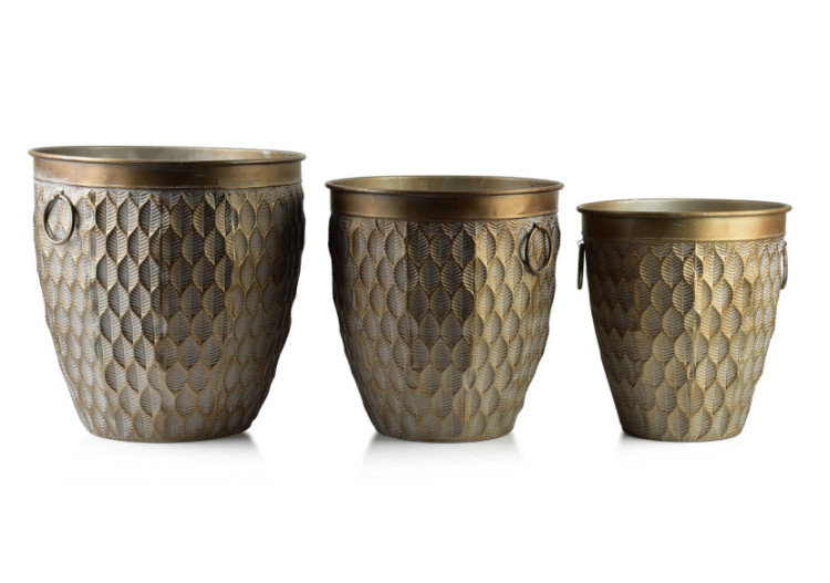 Komplet de 3 osłonek MARINA - XL: R.41.5xH43.5, L: R.36xH39, M: R.31.5xH35.5cm - HIWJ2232-SR - Mondex