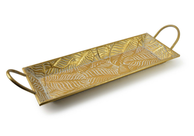 Plateau Vintage Glow - Élégance 59,5x19,5 cm - HIWJ2393-SR - Mondex