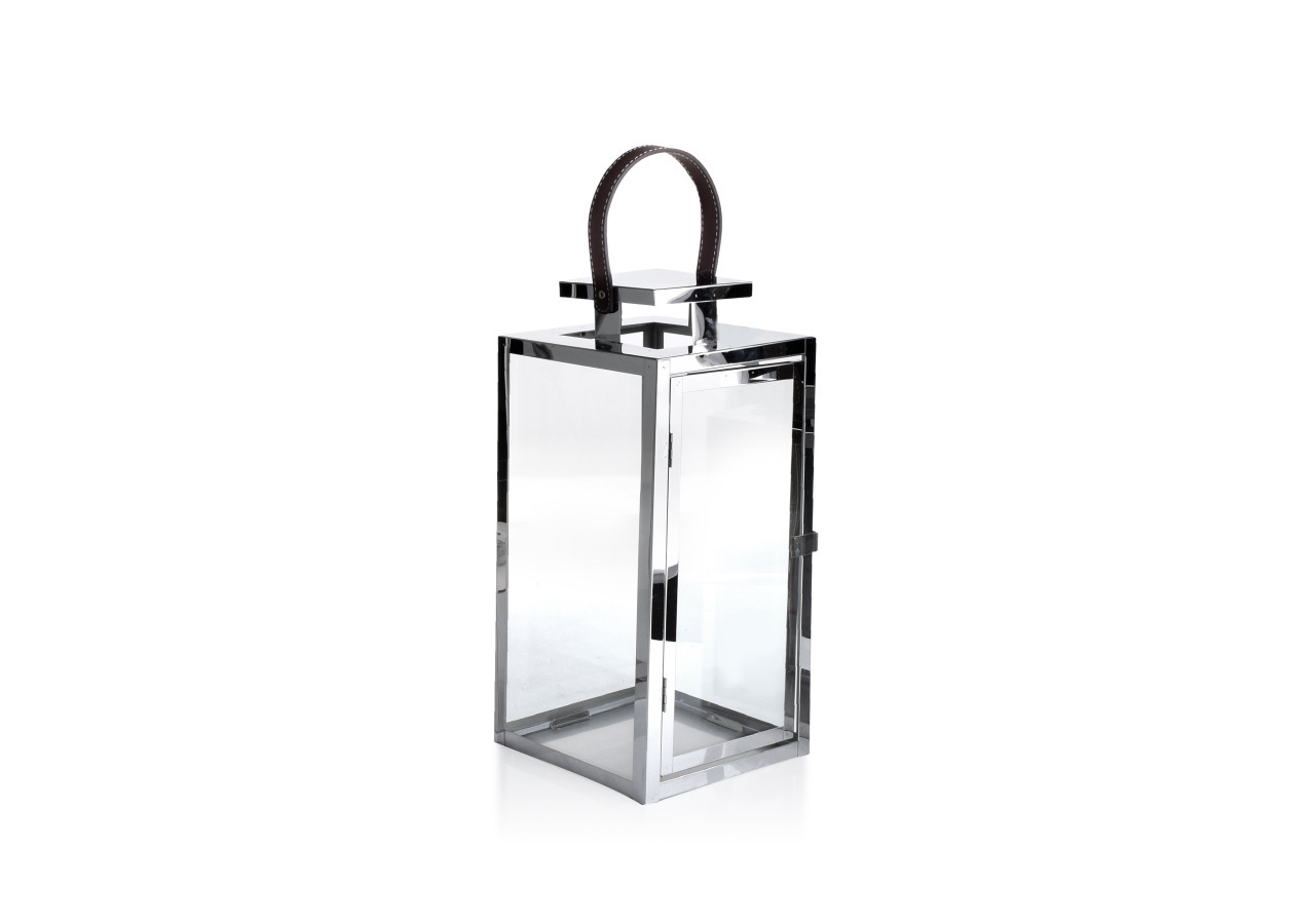 Lanternes LUIGI SILVER - Modèle L en métal stylé - HTO0365     16 - Mondex