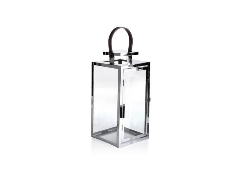 Lanternes LUIGI SILVER - Modèle L en métal stylé - HTO0365     16 - Mondex