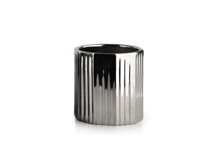 Vase NEVA SILVER - Dimensions h11.5 x Ø11cm - HTYE0843 - Mondex