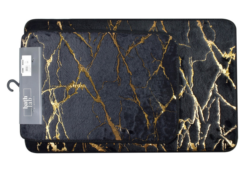 Ensemble de Tapis de Bain ZAC - 40x58cm et 50x80cm - HTUA9270 - Bathlab By Mondex