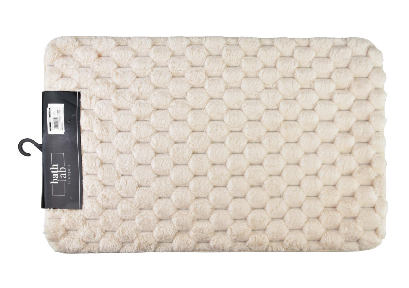 Tapis de Bain ZAC - 50x80cm Crème - HTUA9980 - Bathlab By Mondex Tapis de Bain ZAC - 50x80cm Crème - HTUA9980 - Bathlab By Mondex