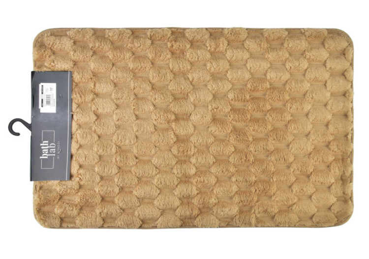 Tapis de Bain ZAC - 50x80cm Beige élégant - HTUA0030 - Bathlab By Mondex