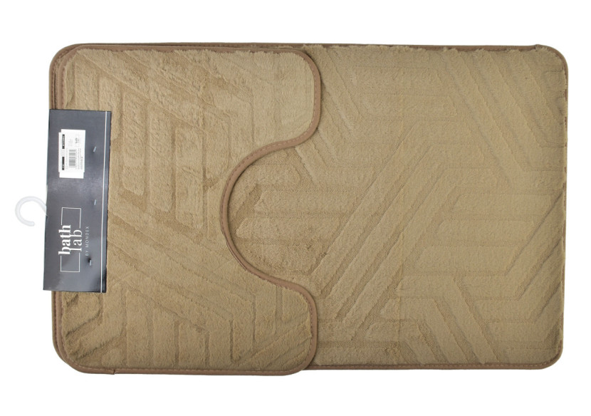 Ensemble de Tapis de Bain ZAC - 50x40cm et 50x80cm - HTUA0061 - Bathlab By Mondex