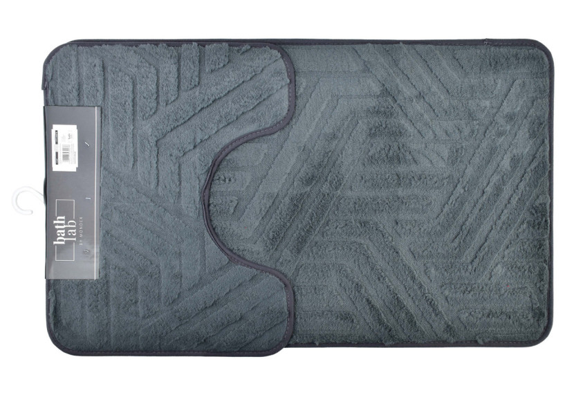 Ensemble de Tapis de Bain ZAC - 50x40cm et 50x80cm - HTUA0078 - Bathlab By Mondex
