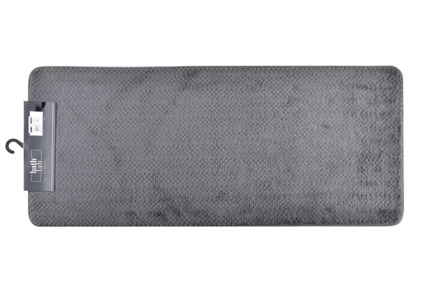 Tapis de Bain ZAC - 50x120cm, Gris Chic et Pratique - HTUA0337 - Bathlab By Mondex Tapis de Bain ZAC - 50x120cm, Gris Chic et Pratique - HTUA0337 - Bathlab By Mondex