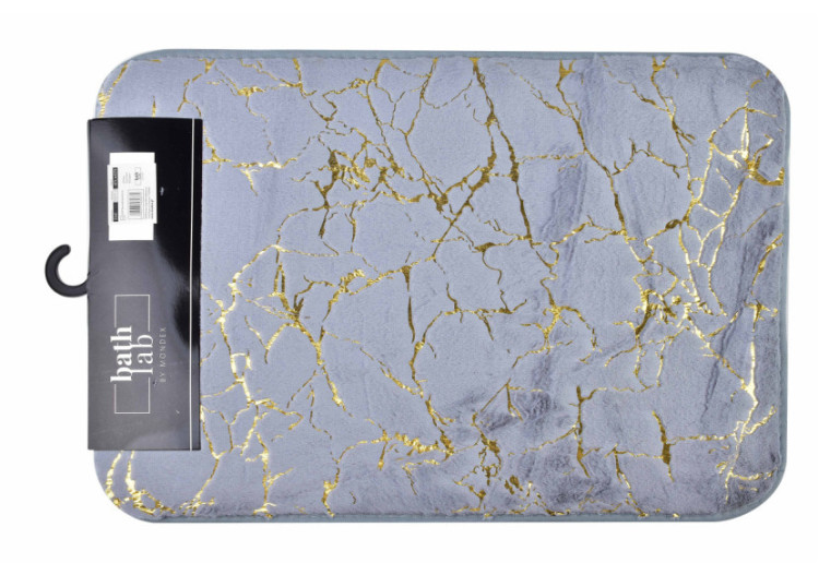 Tapis de Bain ZAC - 40x58cm, Élégance et Praticité - HTUA0375 - Bathlab By Mondex