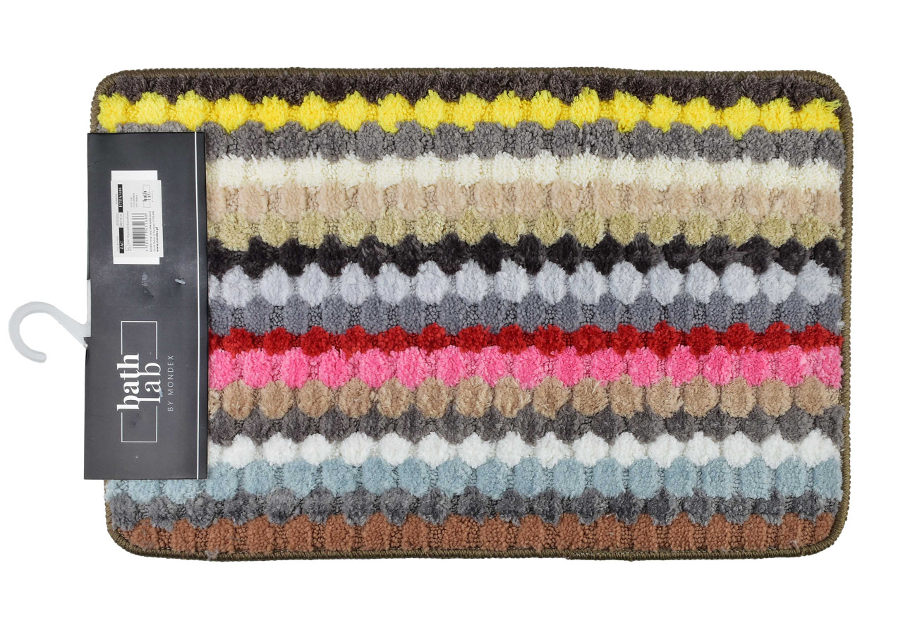Tapis de Bain ZAC - 60x40cm, Confort et Facilité d'Entretien - HTUA1686 - Mondex