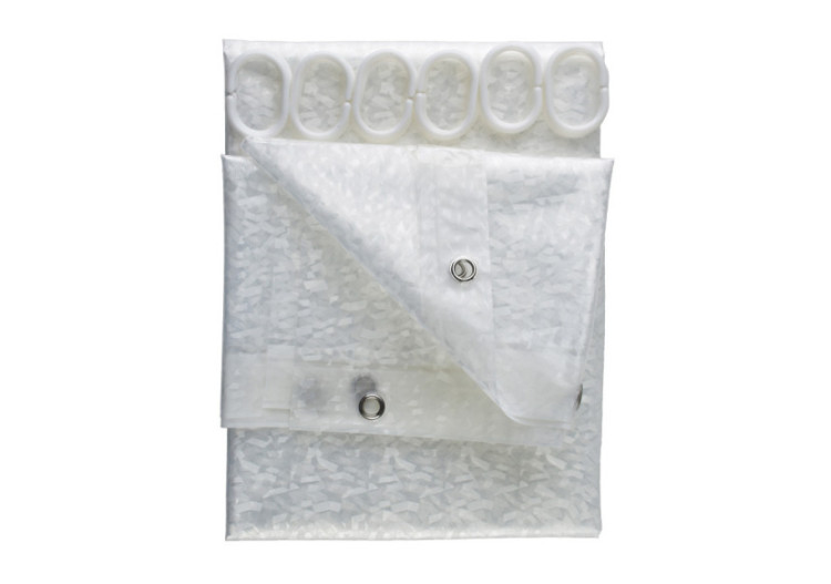 Rideau de Douche ZAC PATTERN - 180x180cm - HTUA0832 - Bathlab By Mondex