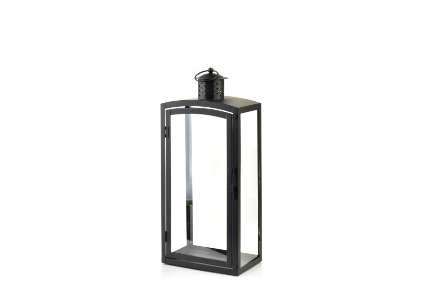 LEONE Latarnia L - Lanterne chic en métal et verre - HTO3911 - Mondex LEONE Latarnia L - Lanterne chic en métal et verre - HTO3911 - Mondex
