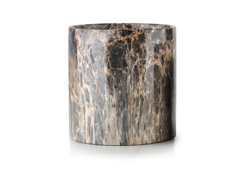 Cache-pot NEVA MARBLE - H15x14cm marbré - HTYE0706-PROM - Mondex