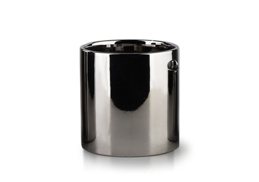 Pot NEVA SILVER - Dimensions h11.5x11.5cm - HTYE0638-PROM - Mondex
