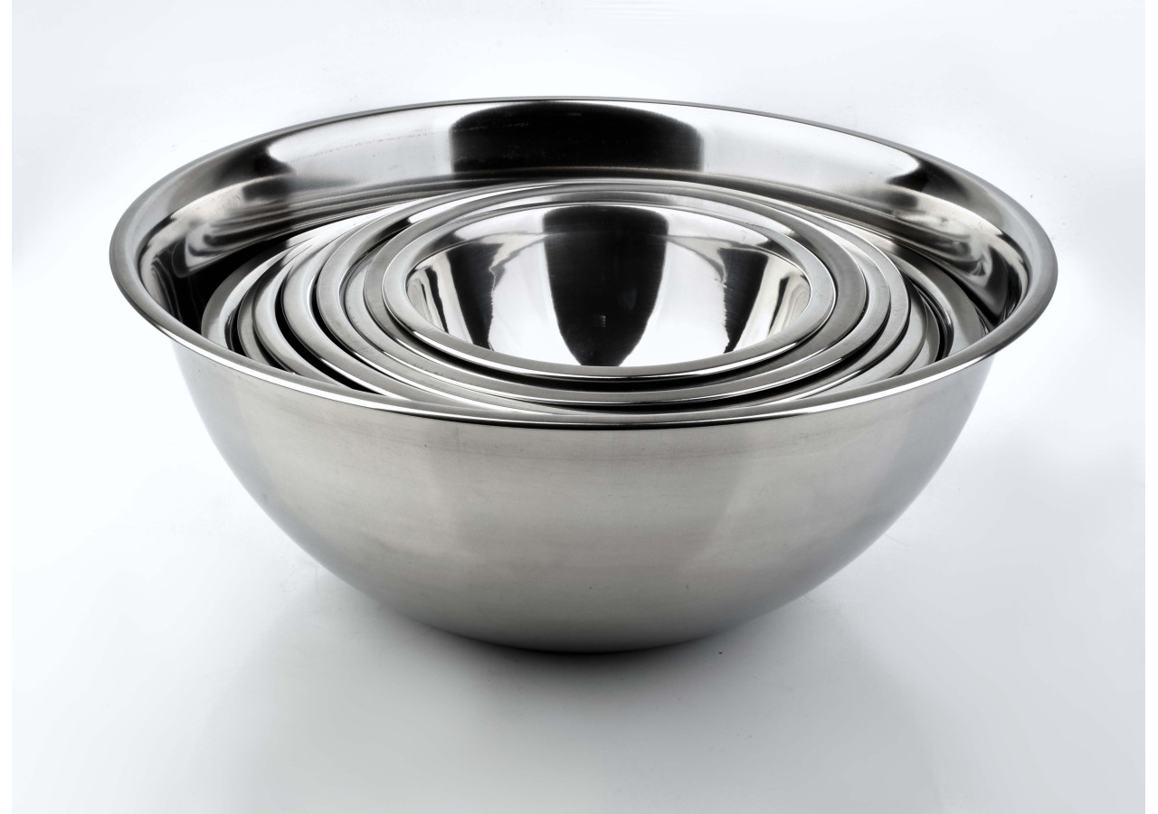 Bol BASIC KITCHEN - Acier inoxydable 20cm, 0.8L - HTXA5217-CX - Cookini By Mondex