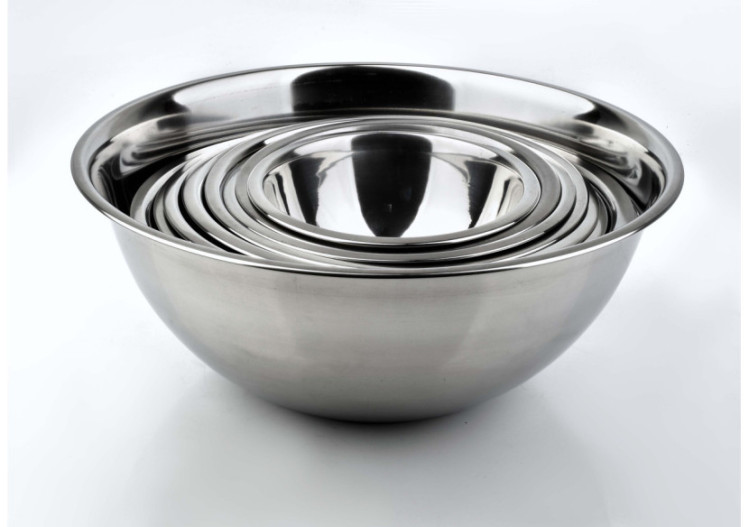 Bol BASIC KITCHEN - Acier inoxydable 24cm, 1.5L - HTXA5231-CX - Cookini By Mondex 2