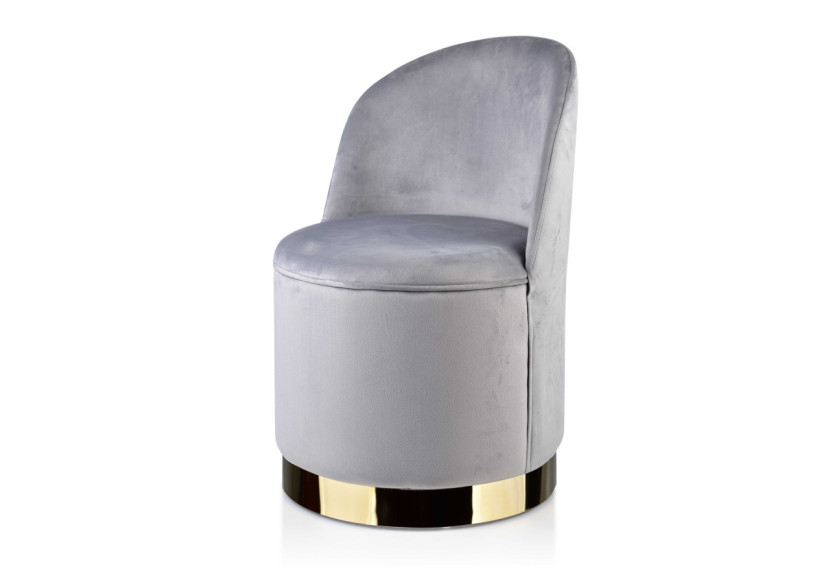 Fauteuil ENZO - Velours 73cm x 53cm x 49cm - HTYG9139 - Mondex Fauteuil ENZO - Velours 73cm x 53cm x 49cm - HTYG9139 - Mondex