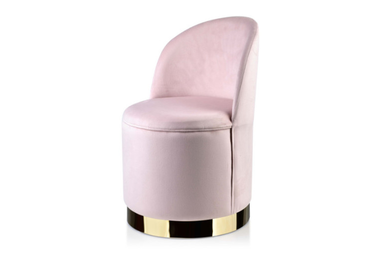 Fauteuil RENEE - Velours 73cm x 53cm x 49cm - HTYG9146 - Mondex