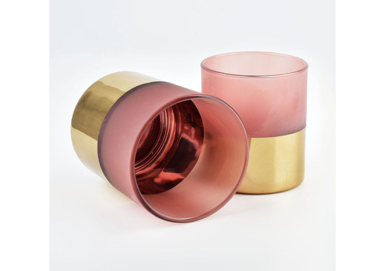 Bougeoir RITA PINK - Verre, 8,5 x 10 cm - HTID1087 - Mondex