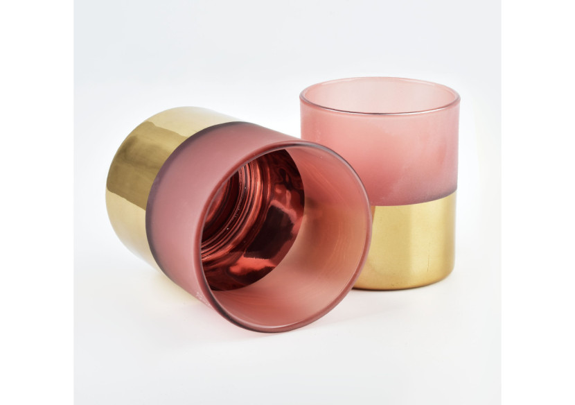 Bougeoir RITA PINK - Verre, 8,5 x 10 cm - HTID1087 - Mondex