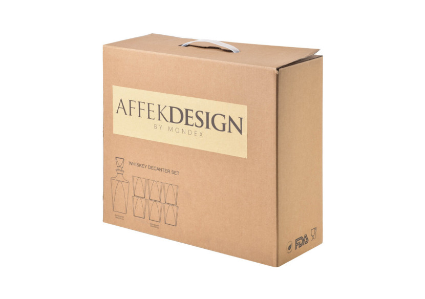 Carafe et Verres EVA TRIANGLE - 280ml / 780ml - HTID4811 - Affekdesign By Mondex Carafe et Verres EVA TRIANGLE - 280ml / 780ml - HTID4811 - Affekdesign By Mondex