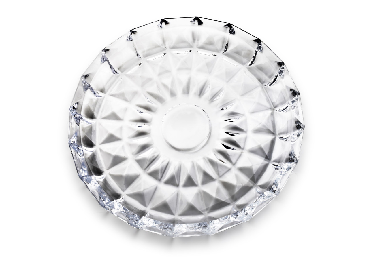 Assiette CRISTALLO - Verre élégant 29cm x 3cm - HTID5948-PROM - Affekdesign By Mondex