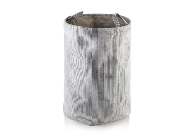 Panier FORT GREY - Tissu en velours 40 x 60 cm - HTCF7164-PROM - Mondex