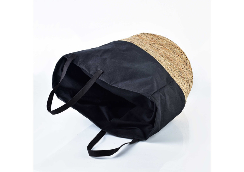 Panier FORT NATURAL - Tissu en herbe marine 40 x 50 cm - HTCF7171-PROM - Mondex
