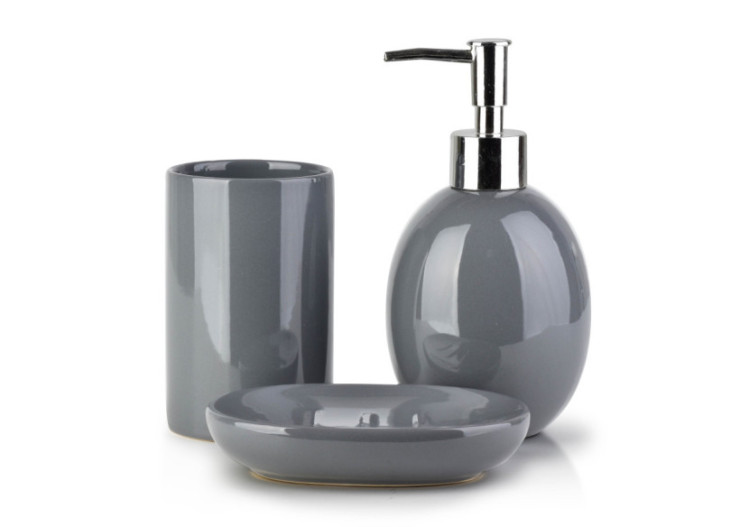 Set de salle de bain SUE - Céramique chic - HTWM5498 - Bathlab By Mondex