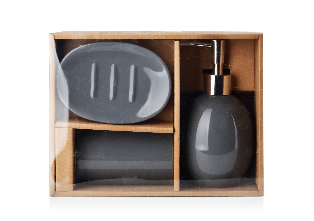 Set de salle de bain SUE - Céramique chic - HTWM5498 - Bathlab By Mondex