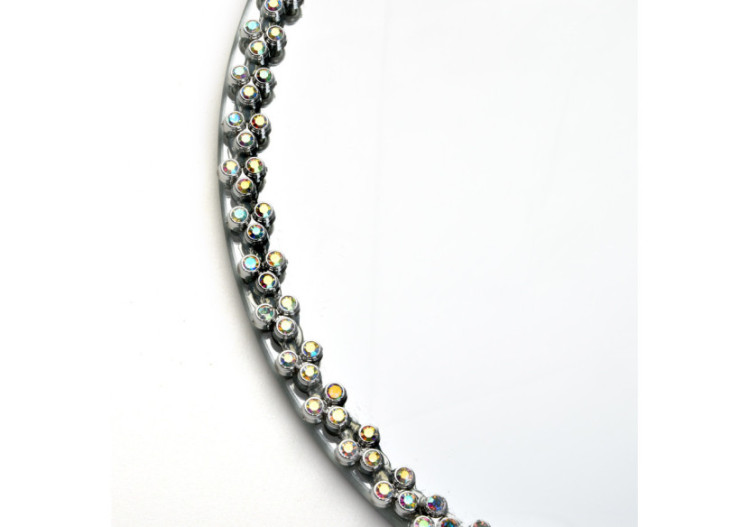 Sous-plat Margot Argent - 20cm avec bord décoratif - HTRJ7393 - Mondex 2