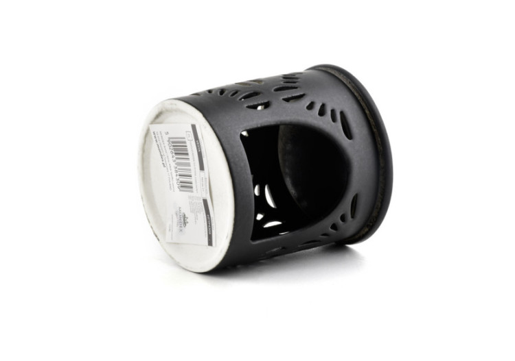 Brûleur d'huiles essentielles VESTA - Céramique noire 7,5x7,5cm - HTTP4309 - Mondex 2