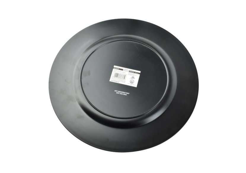 Sous-assiette décorative BLANCHE - Plastique 33 x 33 x 2cm - HTOS8710-PROM - Mondex