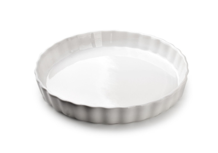 Plat à tarte BASIC - Porcelaine 26cm x 4cm - HTNA0218 - Mondex