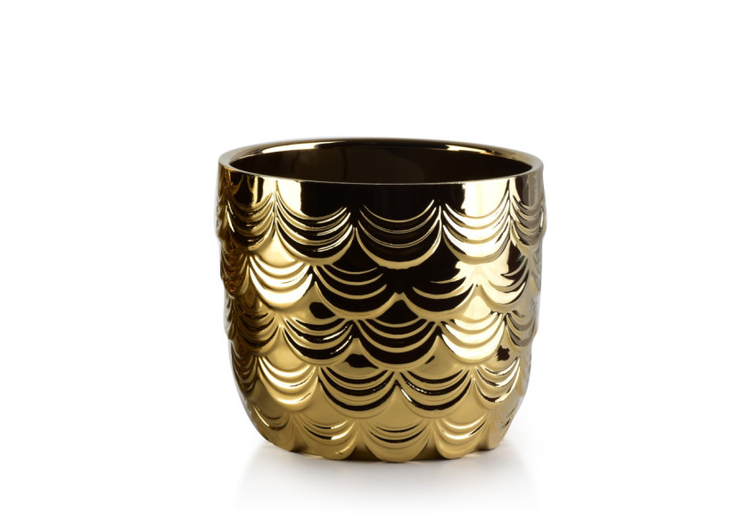 Cache-pot Neva - Diamètre 13 cm, Hauteur 10 cm - HTYE2595-PROM - Mondex