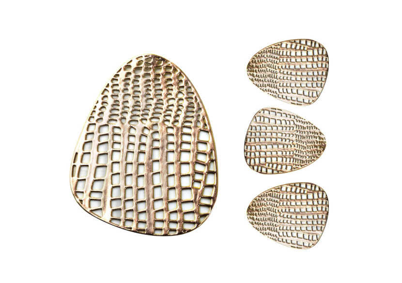 Sous-verres LEILA - Ensemble de 4 pièces 10cm x 13cm - HTA3004-PROM - Mondex Sous-verres LEILA - Ensemble de 4 pièces 10cm x 13cm - HTA3004-PROM - Mondex