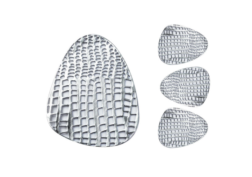 Sous-verres LEILA - Ensemble de 4 pièces 10cm x 13cm - HTA3011-PROM - Mondex Sous-verres LEILA - Ensemble de 4 pièces 10cm x 13cm - HTA3011-PROM - Mondex