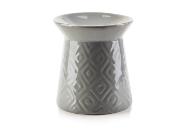 Brûleur d'huile parfumée - Céramique 8,2cm de diamètre x 9,4cm de hauteur - HTTP6494 - Mondex