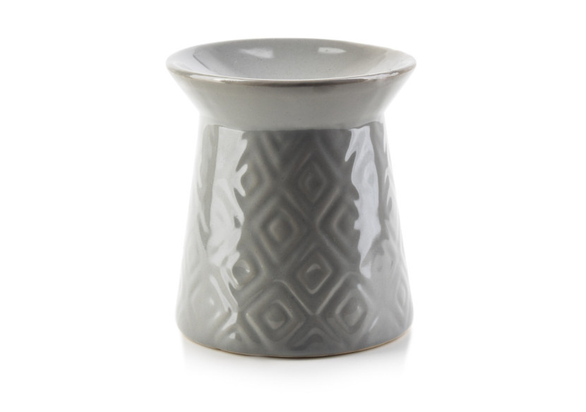 Brûleur d'huile parfumée - Céramique 8,2cm de diamètre x 9,4cm de hauteur - HTTP6494 - Mondex