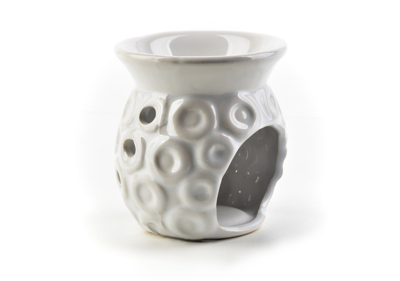Brûleur d'huile parfumée - Céramique 7x7,5cm - HTTP6548 - Mondex