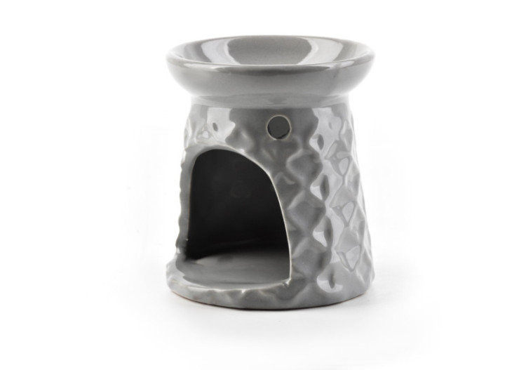 Brûleur d'huile parfumée - Céramique 6,5 x 7,8 x 7,5 cm - HTTP3077 - Mondex 2