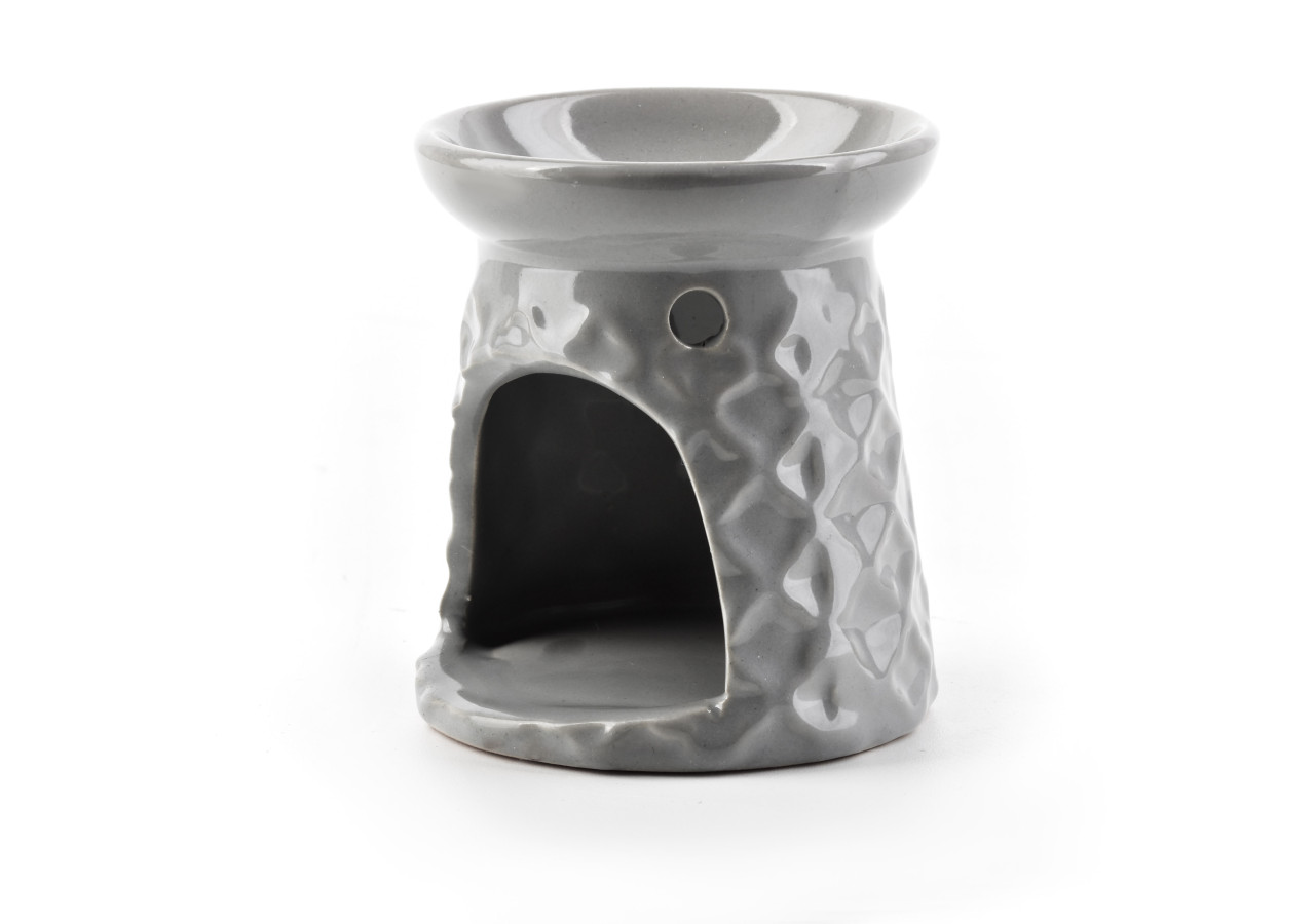 Brûleur d'huile parfumée - Céramique 6,5 x 7,8 x 7,5 cm - HTTP3077 - Mondex