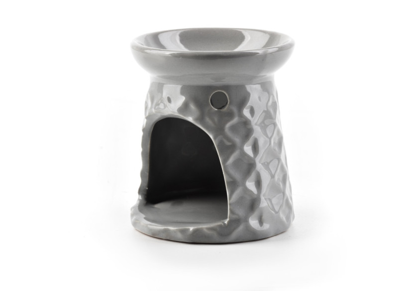 Brûleur d'huile parfumée - Céramique 6,5 x 7,8 x 7,5 cm - HTTP3077 - Mondex