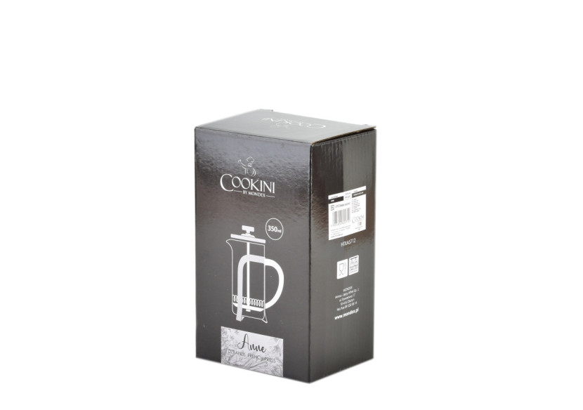 French Press ANNE - 350ml en acier inoxydable et verre borosilicate - HTXA5712-CX - Cookini By Mondex French Press ANNE - 350ml en acier inoxydable et verre borosilicate - HTXA5712-CX - Cookini By Mondex