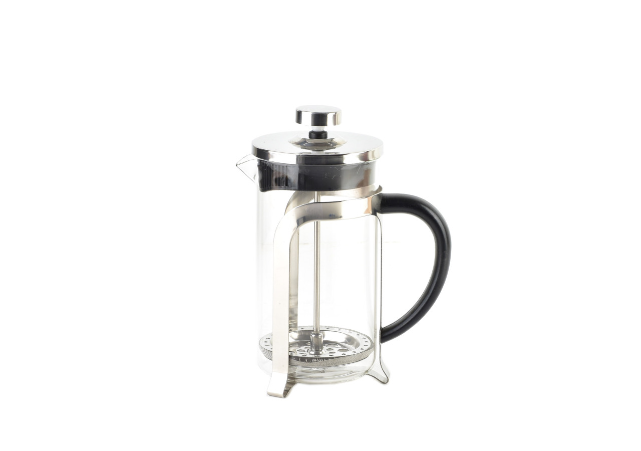 French Press ANNE - 600ml en acier inoxydable et verre borosilicate - HTXA5729-CX - Cookini By Mondex